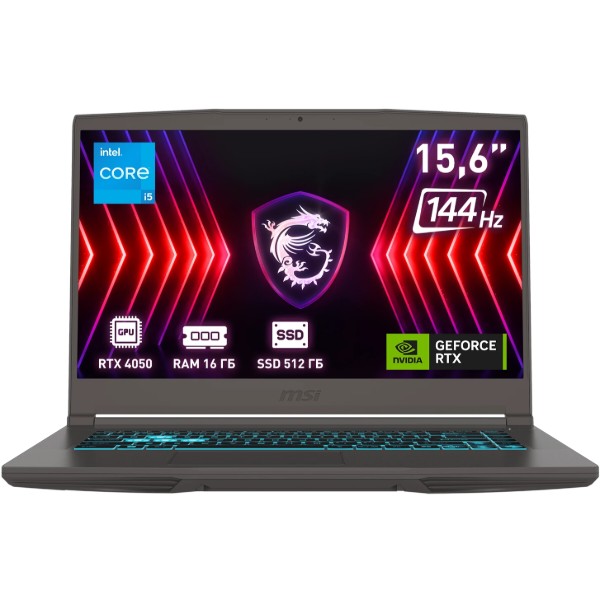 Фото - Ноутбук ігровий MSI Thin 15 B13VE (B13VE-3446XUA) Cosmos Gray